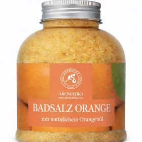 AROMATIKA  Badesalz mit Natürlichem Ätherischen Orangenöl