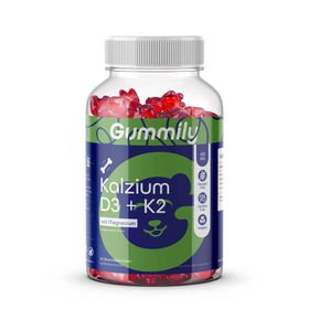 Gummily® Kalzium D3 K2 Gummibärchen mit Magnesium - Für starke Knochen, Zähne und Immunsystem