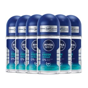 NIVEA MEN Deodorant Fresh Ocean Deo Roll-On
