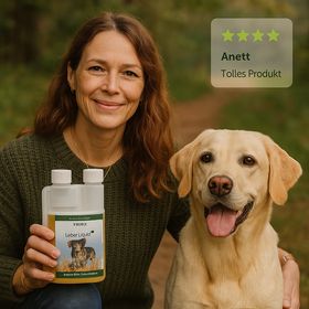 TJURE - Leber Liquid - 500 ml | liefert deinem Hund wertvolle Bitterstoffe und Kräuter
