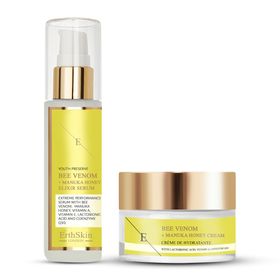 ErthSkin London Bienengift + Manuka Honigcreme + Elixier Serum set
