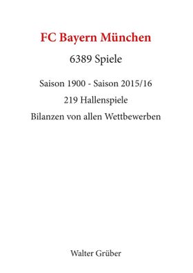 FC Bayern München. 6389 Spiele Saison 1900 - Saison 2015/16