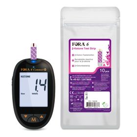 FORA 6 Connect Ketone-Messgeräts (Multi-Parameter) - mg/dl