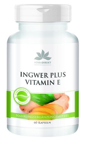 Ingwer Plus Vitamin E | Warnke Vitalstoffe