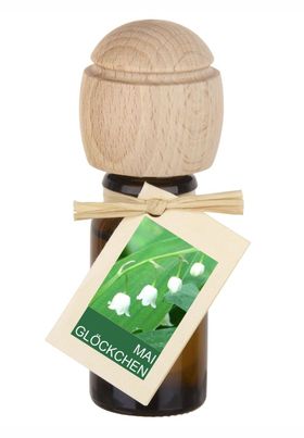 Piccolino Duftöl Maiglöckchen – Handgefertigt mit Buchenholzverschluss | Ätherische Öle