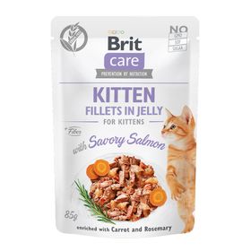 Brit Care Cat - Fillets in Jelly with Savory Salmon - Kitten