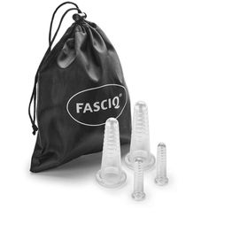 FASCIQ® Gesichts-set Massage Schröpfen, Facial Cupping Set 4 St.
