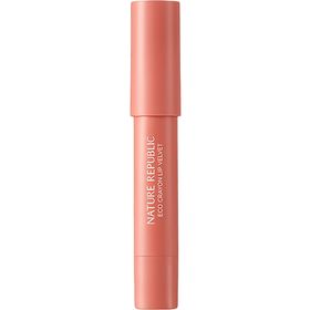 NATURE REPUBLIC By Flower Eco Crayon Lip Velvet Lipstick 01 Angel Blush .