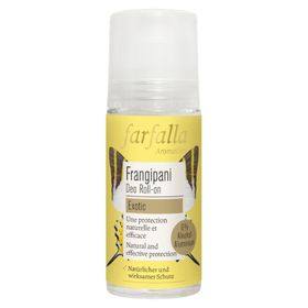Farfalla Frangipani, Blumig-sanfter Deo Roll-on Bio