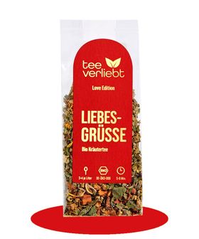 teeverliebt - Liebesgrüße BIO Kräutertee lose | Love Edition