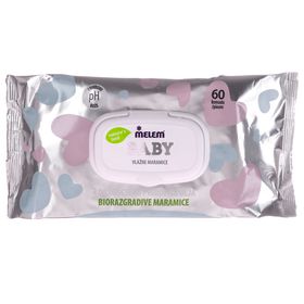 Melem Baby Feuchttücher – 100 % biologisch abbaubar 60 Stck