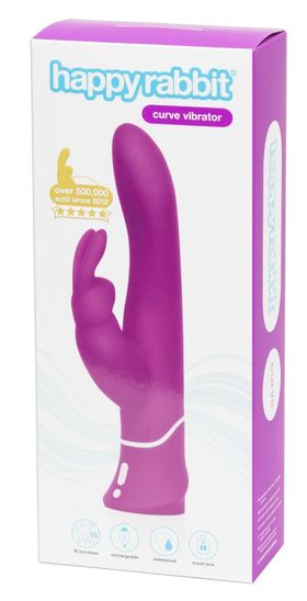 happyrabbit - Curve - Samtiger Rabbit-Vibrator