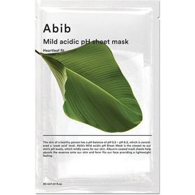ABIB Mild Acidic ph Sheet Heartleaf Fit Calming Face mask