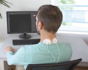 Hydas Smart Massagerät to go, 8 Intensitätsstufen inkl. 2 selbstklebende Pads