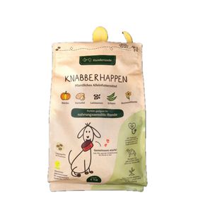 Hunderunde – Trockenfutter vegan für Hunde 8kg – Knabberhappen Alleinfutter I Vollwertig & schonend