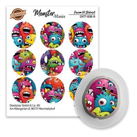 Diasticker® Dexcom G7 Stickerset "Monster-Mania"