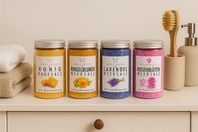 Haslinger Ringelblumen Meersalz Badezusatz mit Ringelblumenextrakt