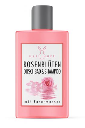 Haslinger Rosenblüten Duschbad & Shampoo 2 in 1