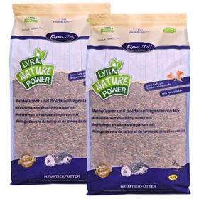 Lyra Pet® Mehlwürmer-/Soldatenfliegenlarven-Mix