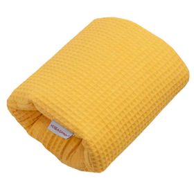 HOBEA-Germany Mini-Stillkissen Waffelmuster senfgelb