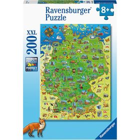 ravensburger Puzzle Farbkarte von Deutschland xxl 200 Teile