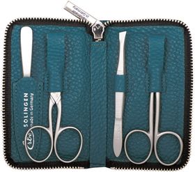 Erbe, Inox Reißverschluß-Etui Petrol