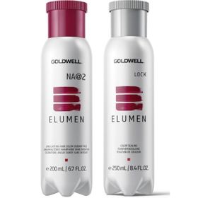 Goldwell Elumen NA@2 (naturasch, schwarz) + Lock Versieglung Set