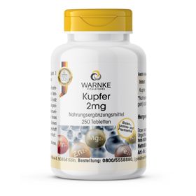 Warnke Vitalstoffe | Kupfer 2mg
