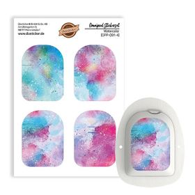 Diasticker® Omnipod Stickerset "Watercolor"