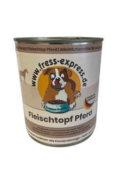 fress-express Fleischtopf Pferd Nassfutter Hund