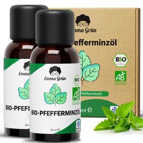 Emma Grün® ätherisches Bio Pfefferminzöl naturrein & hochdosiert