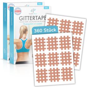 Health Press Gittertape Typ A 2er Set – Crosstape & Gitterpflaster
