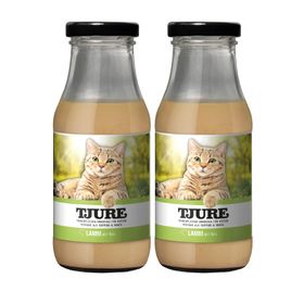 TJURE Katzensmoothie - Doppelpack Lamm mit Reis 2 x 220 ml
