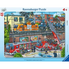 ravensburger Puzzle Feuerwehrleute in Aktion 48 Teile