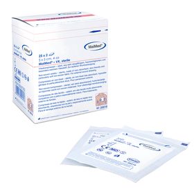 MaiMed® Vlieskompressen steril 4-fach 50 x 5 Stück 5 x 5 cm