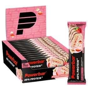 POWERBAR High Protein Riegel Strawberry White Choc 40% Protein + Crisp