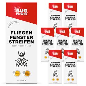 SILBERKRAFT Fliegen Fensterstreifen
