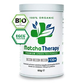 MatchaTherapy 130+ | BIO Matcha Grüntee aus Japan | Laborgeprüft: min. 130mg/g EGCG Antioxidantien