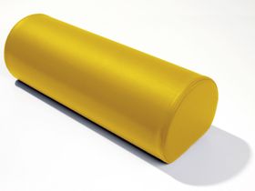 Kübler Sport® Dreiviertelrolle - Lagerungshilfe, Gelb, 50 x 15 x 12 cm