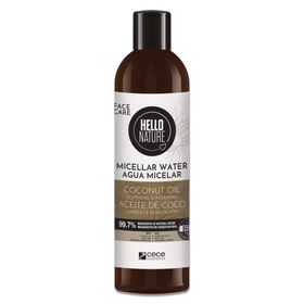 Hello Nature Mizellenwasser für Gesichtsreinigung mit Kokosöl Bio