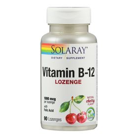 Solaray Vitamin B 12 1000 mcg mit Folsäure