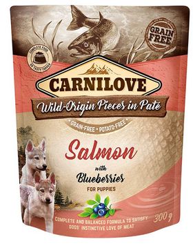 Carnilove Hund Pouch Puppy Lachs, Salmon with Blueberries