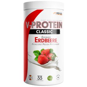 ProFuel - V-PROTEIN Classic - Erdbeere - veganes Proteinpulver mit 73% Protein