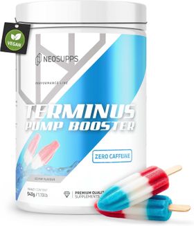 Neosupps Terminus PUMP XXL Ice Pop, Pre Workout Booster ohne Koffein