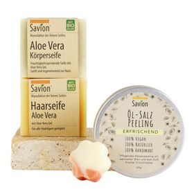 Savion Aloe Fresh Körper- und Haarseifen Set