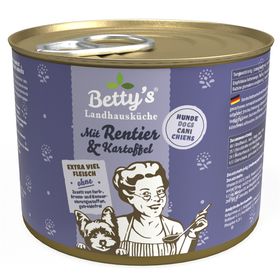 Bettys Landhausküche LHK Dog Nassfutter Rentier & Kartoffel