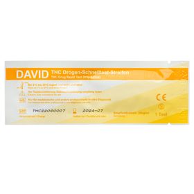 David THC Drogentest Streifen 20ng/ml Cannabis drug test MHD: 30.06.2026