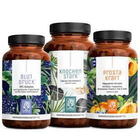 Starke Jahre Sparpaket: Prostakraft, Knochenstark & Blutdruck - NATURTREU®