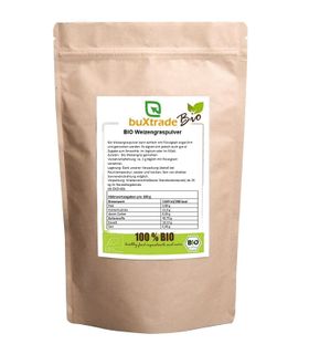 buXtrade Bio Weizengras Pulver