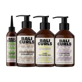 BALI CURLS Haarpflege Locken Set-  Rosemary Tonic, Nourishing Shampoo, Curl Defining, Hydrating Curl